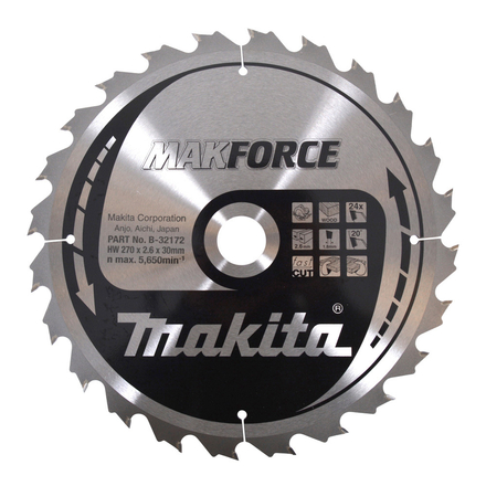 LAM TCT PO MAK 270/30/24 BOIS MAKITA - B32172