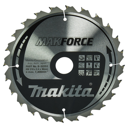 LAM TCT PO MAK 210/30/24 BOIS MAKITA - B32253