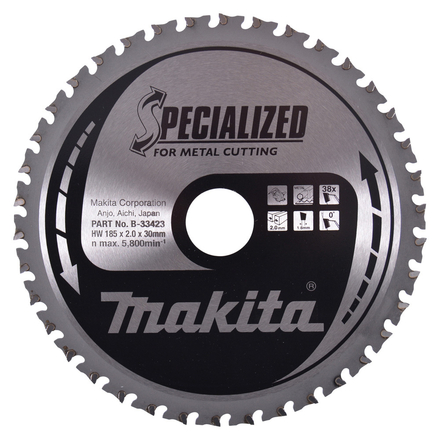 LAM TCT PO 185/30/38 ACIER MAKITA - B33423