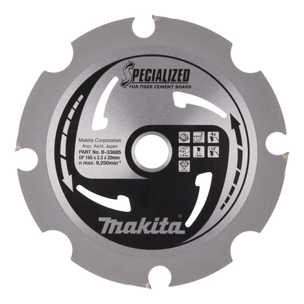 LAM TCT PO 165/20/4 SPE FIBRO MAKITA - B33685
