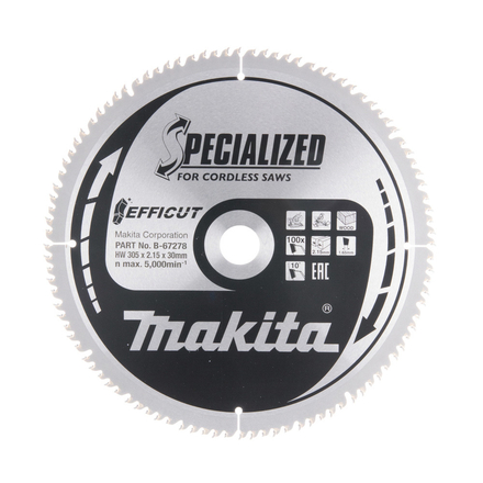LAME CARBURE EFFICUT 305x30x100T MAKITA - B67278