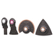 Ensemble 4 accessoires MAKITA pour carrelage STARLOCK - B67496