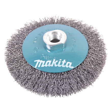 Brosse conique à fils acier ondulés 115 mm - MAKITA - D39849