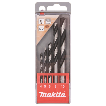 COFFRET 5 FORETS BOIS CYLINDRIQUES MAKITA - D57211