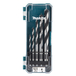 COFFRET 5 FORETS BOIS CYLINDRIQUES MAKITA - D72861