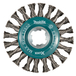 BROSSE CONIQUE X-LOCK 115MM FILS ACIER TORSADÉS F MAKITA - D73405