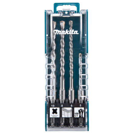COFFRET DE FORETS SDS-PLUS 2T ECO (4 PCS) 5/6/8/10 MAKITA - D74136