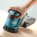 PONCEUSE EXCENTRIQUE MAKITA LXT 18 V LI-ION 5 AH Ø 125 MM - DBO180RTJ