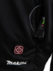 Sweat chauffant col zippé - Taille S - MAKITA - DCX201BS