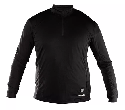 Sweat chauffant col zippé avec adaptateur LXT taille M - MAKITA - DCX201CM