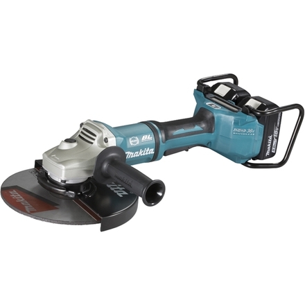 MEULEUSE MAKITA Ø 230 MM 36 V => 2 X 18 V LI-ION 5 AH -DGA901T2U2