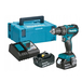 Perceuse Visseuse à percussion sans fils 18 V 3 Ah, 2 batteries- MAKITA - DHP485RFJ