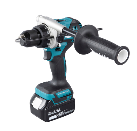 Perceuse visseuse à percussion MAKITA LXT 18 V Li-Ion 5 Ah Ø 13 mm - DHP486RTJ