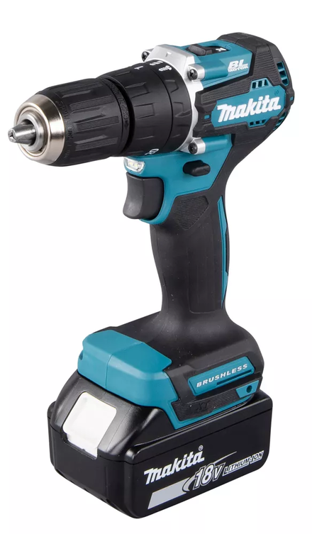 Perceuse visseuse MAKITA LXT 18 V Li-Ion 3 A h Ø 13 mm - DHP487RFJ