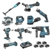 Ensemble MAKITA de 10 machines BL1850 - DLX1011PTJ