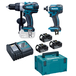 ENSEMBLE 2 MACHINES MAKITA PERCEUSE DDF458 + VISSEUSE A CHOCS DTD152 DLX2144TJ1