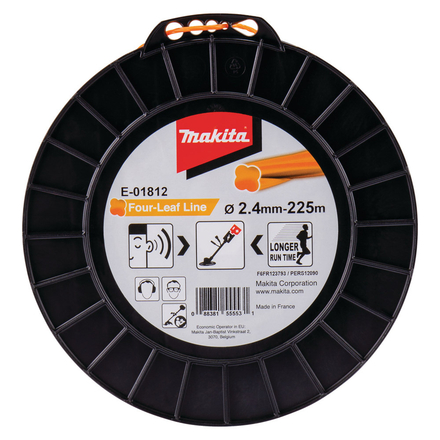 FIL NYLON TREFLE TORSADE 2.4-225M MAKITA - E01812