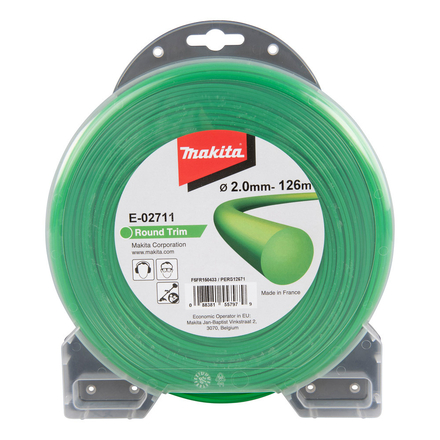 FIL ROND ROUND TRIM 2MM x 126M MAKITA - E02711