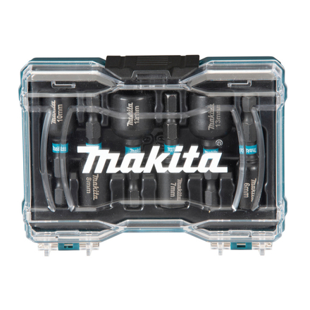 COFFRET 6 DOUILLES À QUEUE IMPACT BLACK MAKITA - E15768
