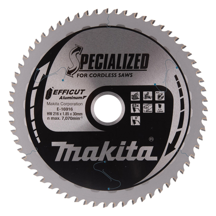 LAME CARB ALU EFFICUT 216X30MM 63D MAKITA - E16916