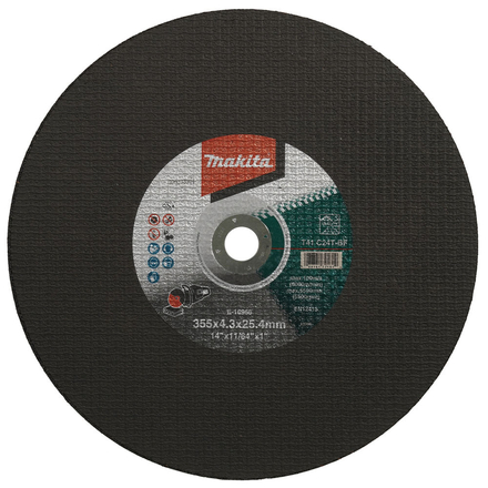 DISQUE A TRONC MATERIAUX C24T 355x4,3 MAKITA - E169665