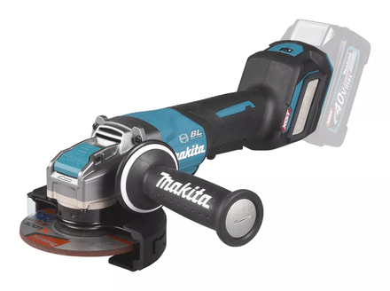 Meuleuse MAKITA 125 mm XGT 40V avec poignée à interrupteur de sécurité (produit seul) - GA044GZ03