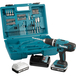 Perceuse visseuse à percussion MAKITA 18 V Li-Ion 2 Ah Ø 13 mm - HP488DAEX1