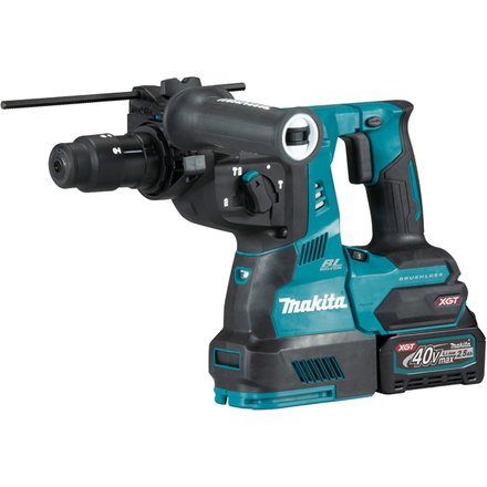 Perfo-burineur MAKITA SDS-Plus 40 V max Li-Ion 2,5 Ah 28 mm - HR004GD201