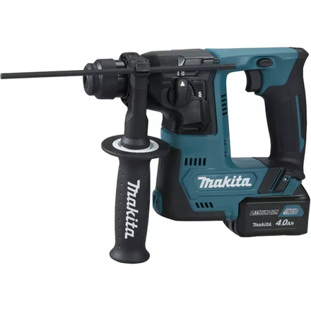 PERFORATEUR SDS-PLUS MAKITA 10,8 V LI-ION 4 AH 14 MM + 2 BATTERIES + 1 CHARGEUR + 1 COFFRET - HR140DSMJ