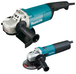 Ensemble de 2 meuleuses MAKITA GA9060 Ø 230 mm + 9565CR Ø 125 mm LOT0061