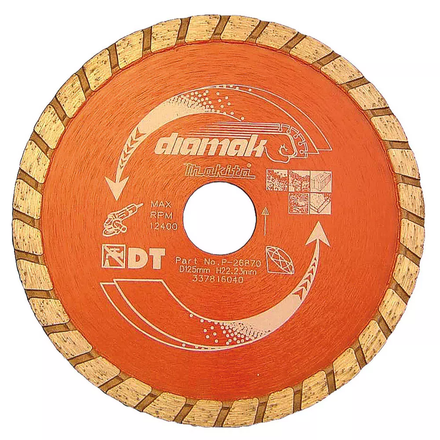 D.DIAM DIAMAK125 TURBO MAKITA - P26870