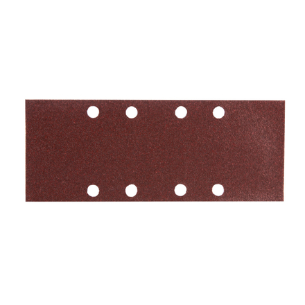 10 FEUILLES RECTANGULAIRES MAKITA ABRASIVES 93X230 MM GRAIN 60 - 4 + 4 TROUS-P318370-60