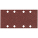 10 FEUILLES RECTANGULAIRES MAKITA ABRASIVES 93X185 MM GRAIN 40 - 4 + 4 TROUS - AUTO-AGRIPPANT-P318710-40