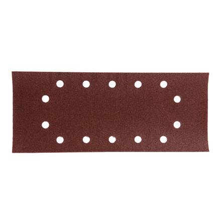 MAKITA-10 Feuilles rectangulaires abrasives 115x280 mm - 5 + 5 + 2 + 2 trous-P330090-120