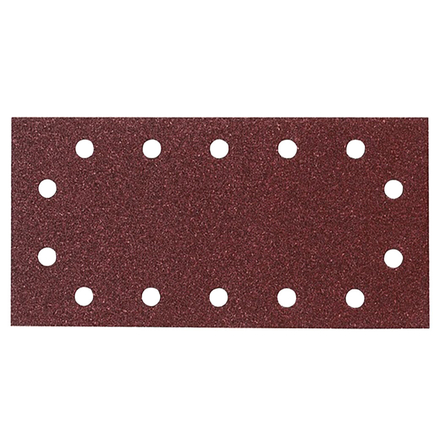 FEUILLE RECT 5+5+2+2 BOIS/MÉT 115X280MM G150 (X10) MAKITA - P33059