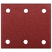 10 FEUILLES RECTANGULAIRES MAKITA ABRASIVES 114X102 MM GRAIN 150 - 3 + 3 TROUS - AUTO-AGRIPPANT-P330870-150