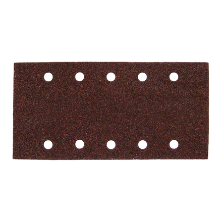 FEUILLE RECT 5+5 BOIS/MÉT 115X229MM G40 (X10) MAKITA - P33174