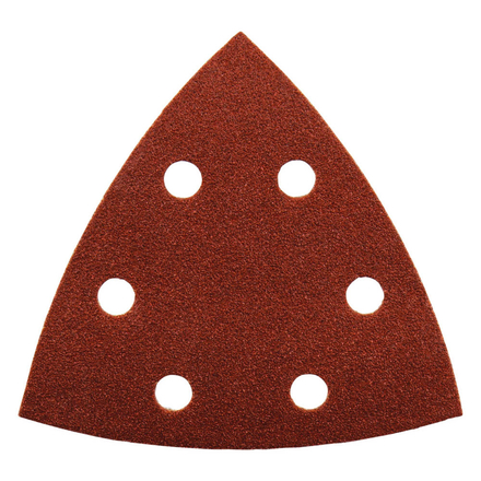 10 FEUILLES TRIANGULAIRES MAKITA ABRASIVES 94 MM GRAIN 100 -P-33283