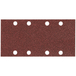 10 FEUILLES RECTANGULAIRES MAKITA ABRASIVES 93X185 MM GRAIN 180 - 4 + 4 TROUS - AUTO-AGRIPPANT-P318710-180