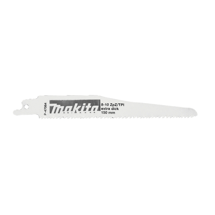 LAMES MAKITA SPECIALES DEMONTAGE DE FENETRE, BOIS CLOUTE/METAUX, ACIER LONGUEUR 130 MM -P-47064