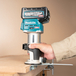 DEFONCEUSE AFFLEUREUSE 40VMAX BL4040X2 6&8MM MAKITA - RT001GM208