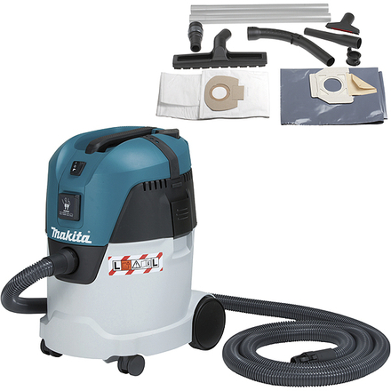 ASPIRATEUR MAKITA 25 L 1000 W 210 MBAR - VC2512L