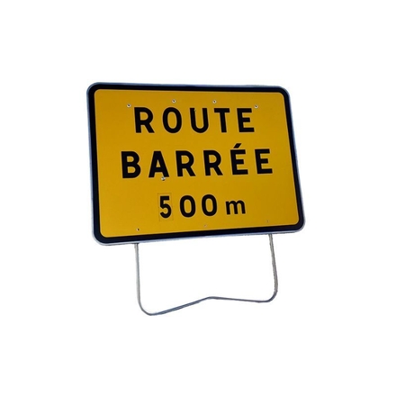 PANNEAU KC1 ROUTE BARREE 800X600 DISQ T1 - NADIA SIGNALISATION - 1004366