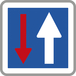 Panneau carré priorité circulation sens inverse 500 Ecolign C18 cl1 - NADIA SIGNALISATION - 1010992