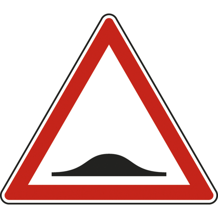 Panneau triangle Ralentisseur Dos-d'âne 700 Ecolign A2b cl1 - NADIA SIGNALISATION - 1011906