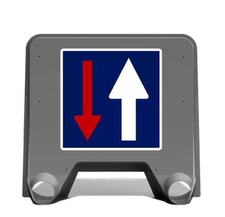 PANNEAU DE SIGNALISATION MISTRAL CK18 CIRCULATION ALTERNEE 850MM T1 NADIA SIGNALISATION N002201994