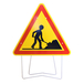 PANNEAU DE SIGNALISATION AK5 TRAVAUX 1000 MM CLASSE 1 NADIA 201211