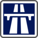 Panneau carré début section autoroute 350 Ecolign C207 cl1 - NADIA SIGNALISATION - CAR350E1C207
