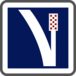 Panneau carré voie de détresse à droite 350 Ecolign C26a cl1 - NADIA SIGNALISATION - CAR350E1C26a