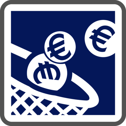 Panneau carré Paiement automatique par pièces de monnaie 350 C64c cl1 - NADIA SIGNALISATION - CAR350E1C64c